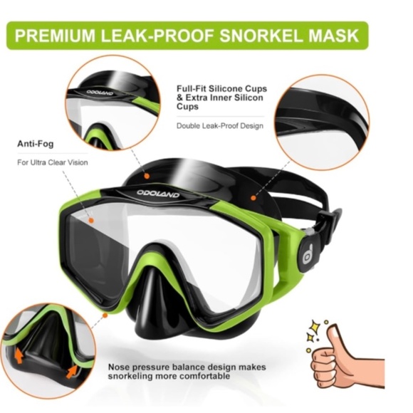 Kid Snorkel Set - Odoland- NWOT - Picture 9 of 12